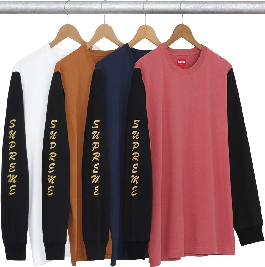 2-Tone Sleeve Logo L/S Top